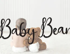 Baby Bear Typeface font