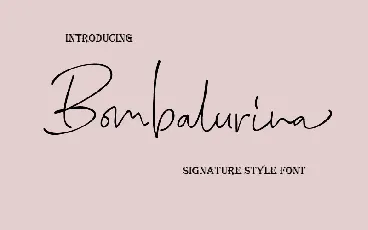 Bombalurina font