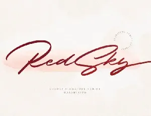 RedSky Script font