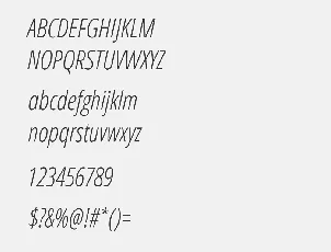 Avenir Next Condensed Free font