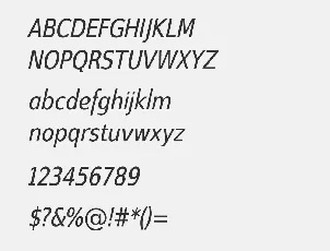 Avenir Next Condensed Free font