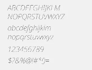 Avenir Next Condensed Free font