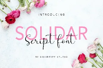 Solidar Script font