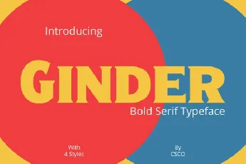 Ginder font