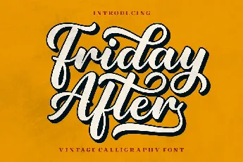 Friday After font