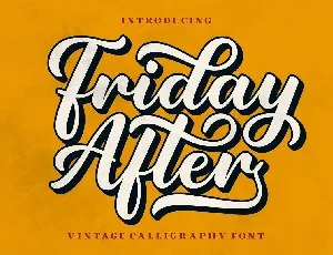 Friday After font