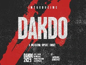 Dakdo font