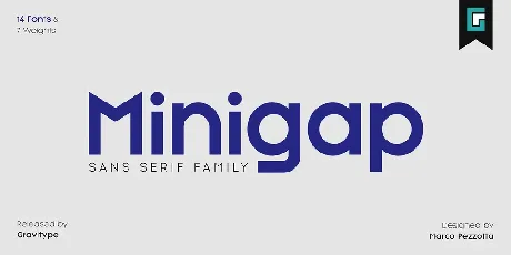 Minigap font