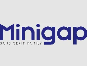 Minigap font