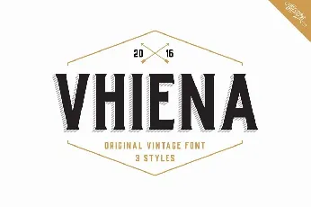 Vhiena Vintage Free font