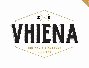 Vhiena Vintage Free font