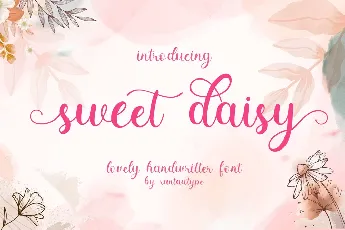 Sweet Daisy font