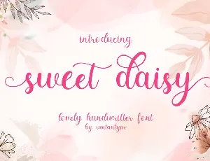 Sweet Daisy font