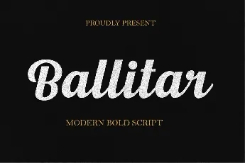 Ballitar City font