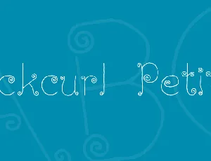 Lickcurl Petite font