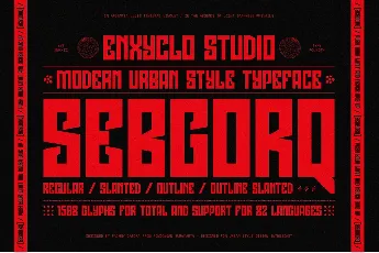 NCL Sebgorq font