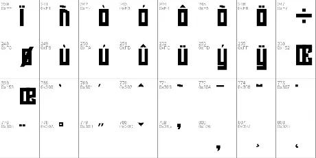 NCL Sebgorq font