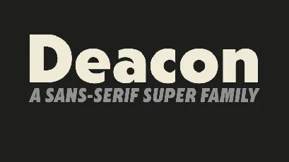 Deacon Family font