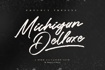 Michigan Dellaxe font