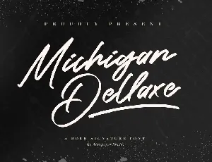 Michigan Dellaxe font