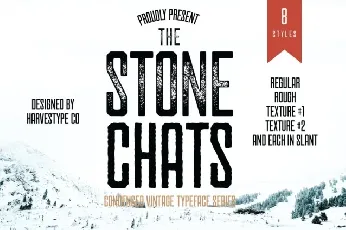 Stone Chats font