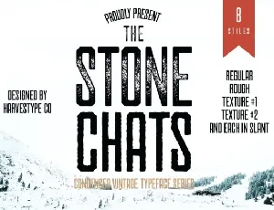 Stone Chats font