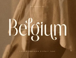 SS Belgium font