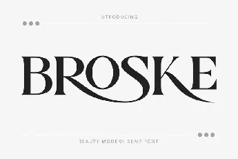 Broske font