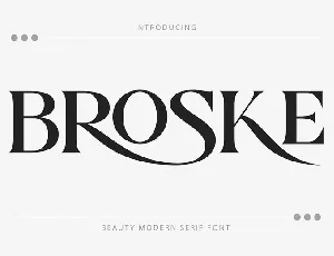 Broske font