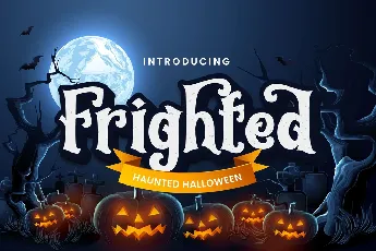 Frighted font