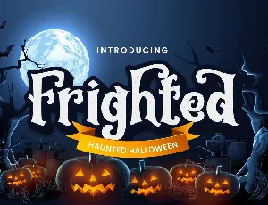 Frighted font