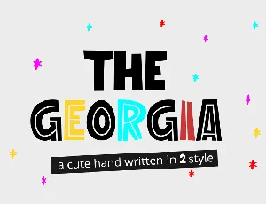 The Georgia font