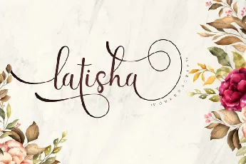 Latisha font