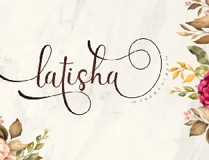 Latisha font