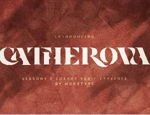 Catherova font