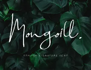 Mongoill Handwritten font