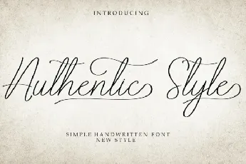 Authentic Style font