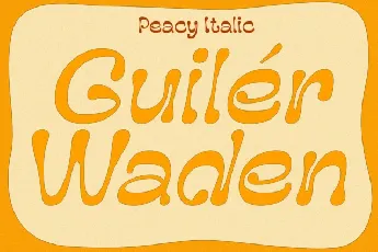 Peacy font