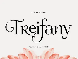 Treifany font