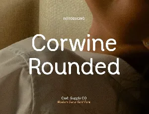 Corwine Rounded font