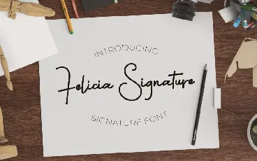 Felicia Signature font