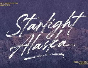 Starlight Alaska font