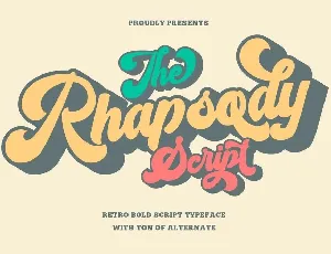 Rhapsody font