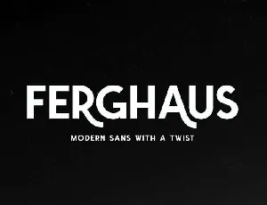 Ferghaus Sans Free font