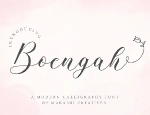 Boengah_DEMO font