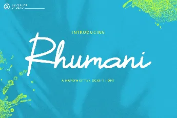 RHUMANI font