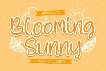 Blooming Sunny font