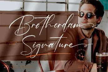 Brotherdam Signature font