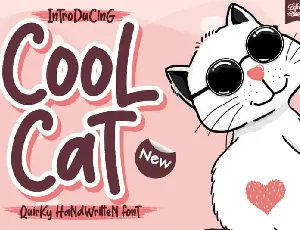 Cool Cat Display font