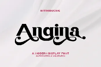 Angina font